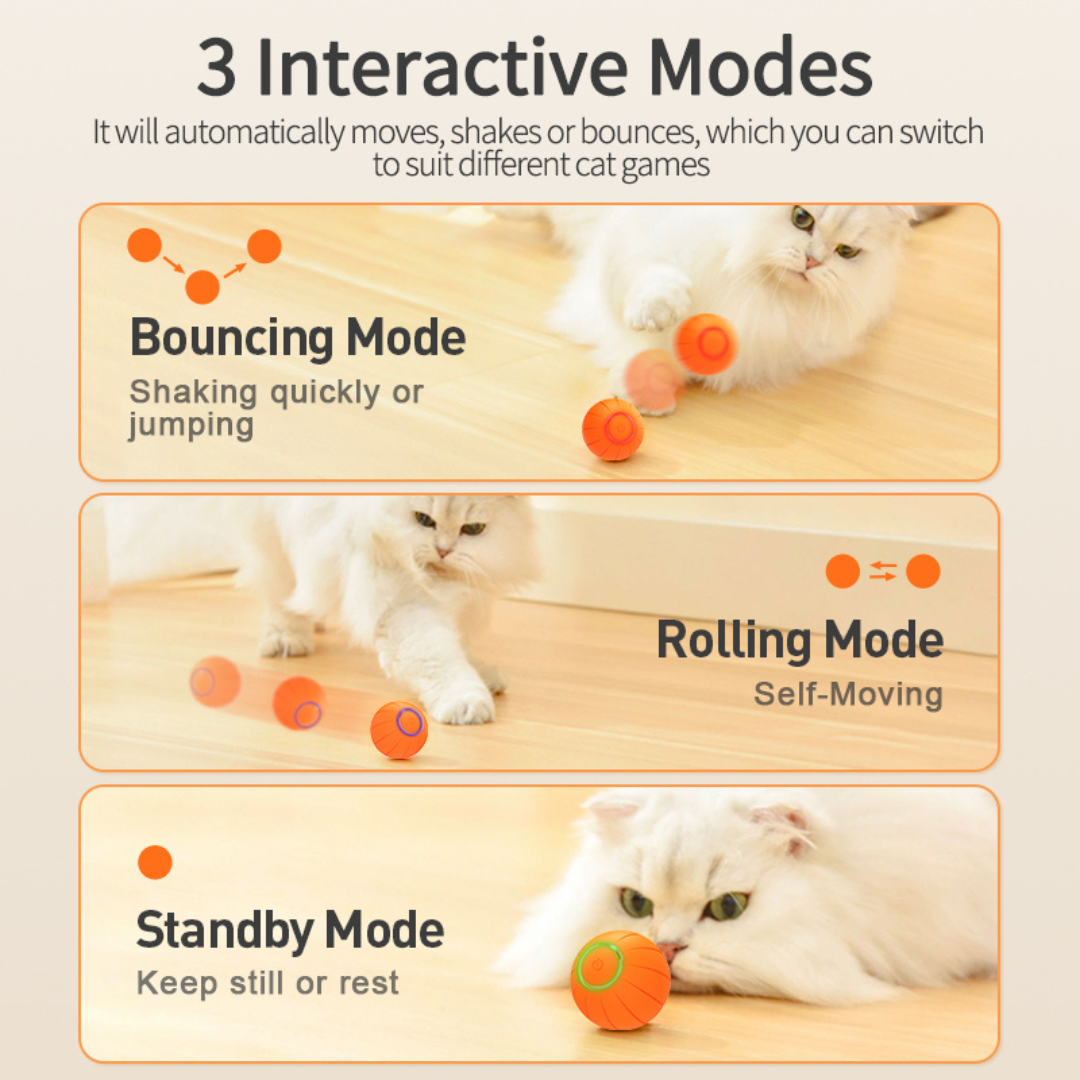 Smart Interactive Cat Ball