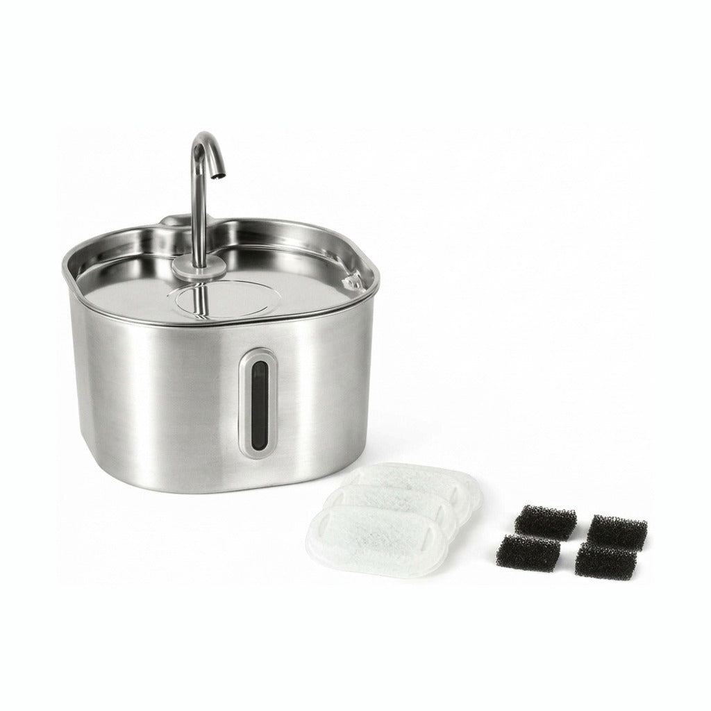 2.2L Stainless Steel Cat Fountain Starter Kit